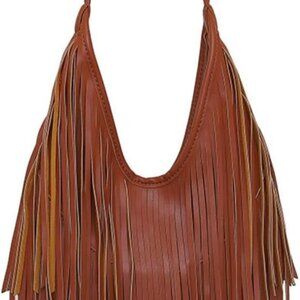 Women Vegan Leather Shoulder Handbag Crossbody Purse Bag Hobo Bag